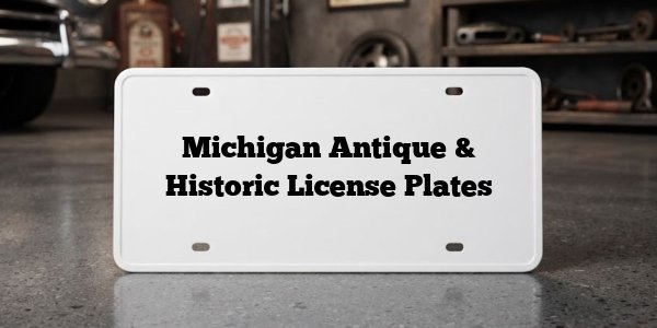 Michigan Antique & Historic License Plates