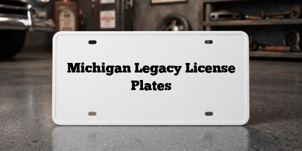 Michigan Legacy License Plates