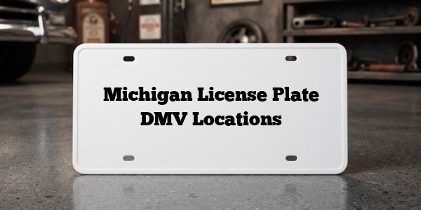 Michigan License Plate DMV Locations