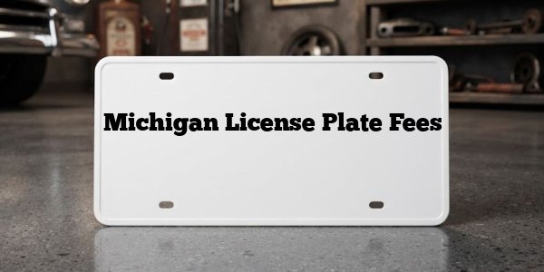 Michigan License Plate Fees