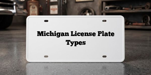 Michigan License Plate Types