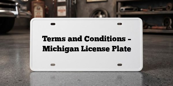 Terms and Conditions – Michigan License Plate